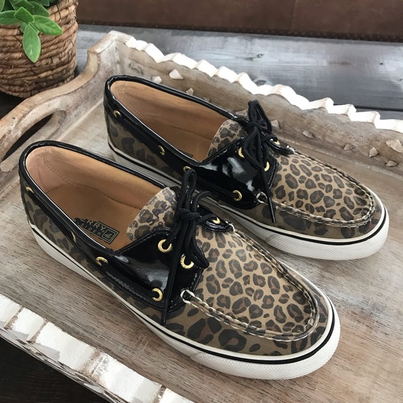 Sperry Shoes - Sperry top sider animal print loafers Sz 8